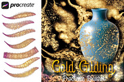 Procreate Metallic Gold Gilding, a Brushes & More by Fashion Workshop Bkk (Thumbnail 1 of 11)