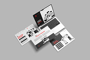 Laptop Multi Screen Website Mockup, a Mac Mockup by Graphic Deal (Thumbnail 3 of 6)