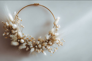 Floral hoop for home decor, a Photo by Beautiful things