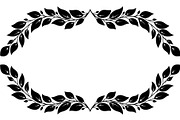 Black Floral Wreath Frame Set, an Illustration by Designer_Momina (Thumbnail 15 of 20)