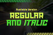 Gear Shift - Modern Sports Font, a Sans Serif Font by Sronstudio (Thumbnail 12 of 12)