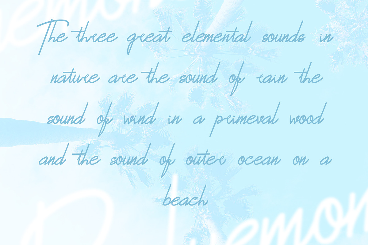 Bluemono - Handwritten Font Type, a Handwritten Font by ArtiXLabs (Photo 3 of 11)