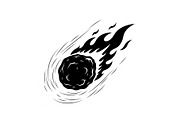 Fire Meteor Comet Silhouette Bundle, an Illustration by Designs_River (Thumbnail 18 of 51)