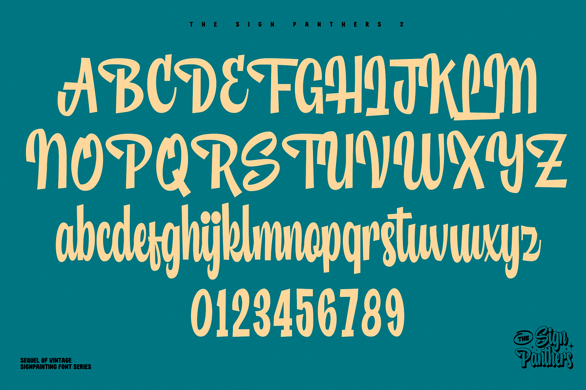 Sign Panthers 2 - Sign Painting Font, a Sans Serif Font by Konstantine Studio (Photo 16 of 19)