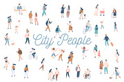 100+ People silhouette vector set, a Person Illustration by Vector_Art (Thumbnail 7 of 12)