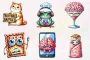 Funny Brainrot Sublimation Clipart, an Illustration by CreationArt (Thumbnail 2 of 5)