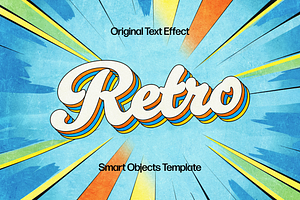 Retro Comic Text Effect