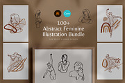 Feminine Illustration Bundle, a Graphic by AndrewPixel (Thumbnail 1 of 10)