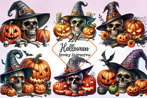 Halloween Spooky Scarecrow, a Seasonal Illustration by Craft Nest
