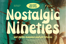 Nostalgic Nineties Retro Typeface