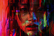 90 Glitch faces, a Person Illustration by Handmadefont (Thumbnail 22 of 94)