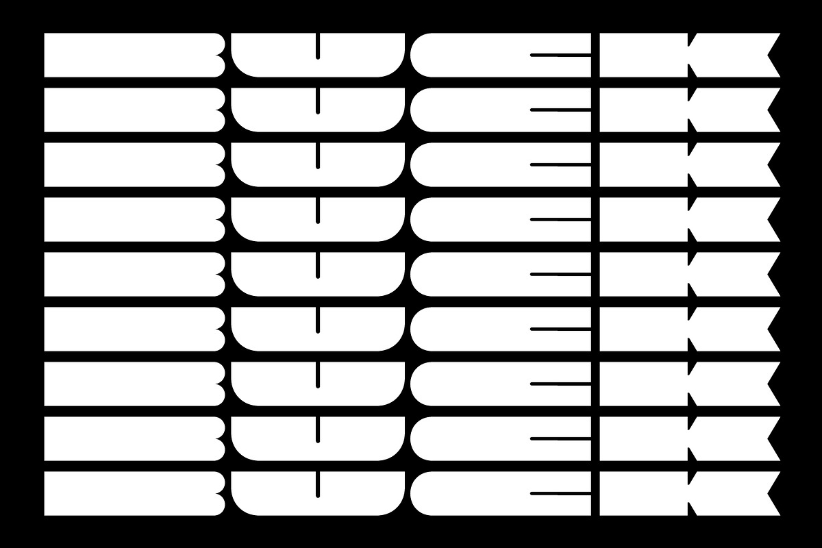 Buck Heavy, a Font by Here  FF (Photo 3 of 20)