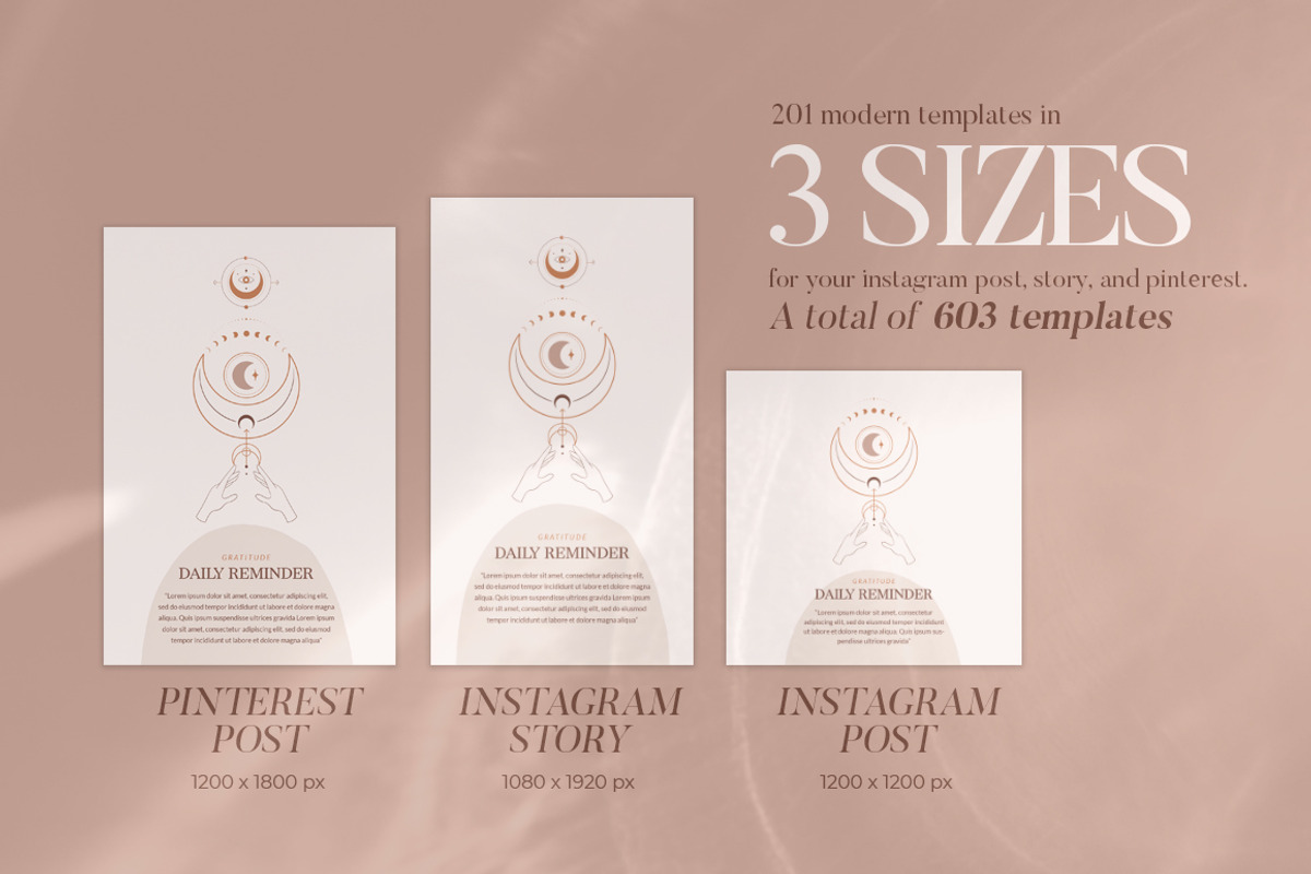 Wellness Instagram Creator CANVA PS, a Social Media Template by Eviory (Photo 2 of 48)