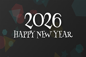Happy New Year 2026 Background, a Background Photo by Vectorium Studio