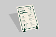 Menu Mockup, a Mockup by DxSLEX (Thumbnail 4 of 5)