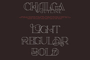 Chalga Outline - Serif Typeface, a Serif Font by VP Fonts (Thumbnail 2 of 10)