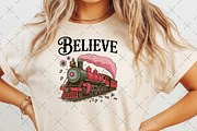 Believe North Pole Train Png, an Illustration by Craft Nest (Thumbnail 4 of 6)