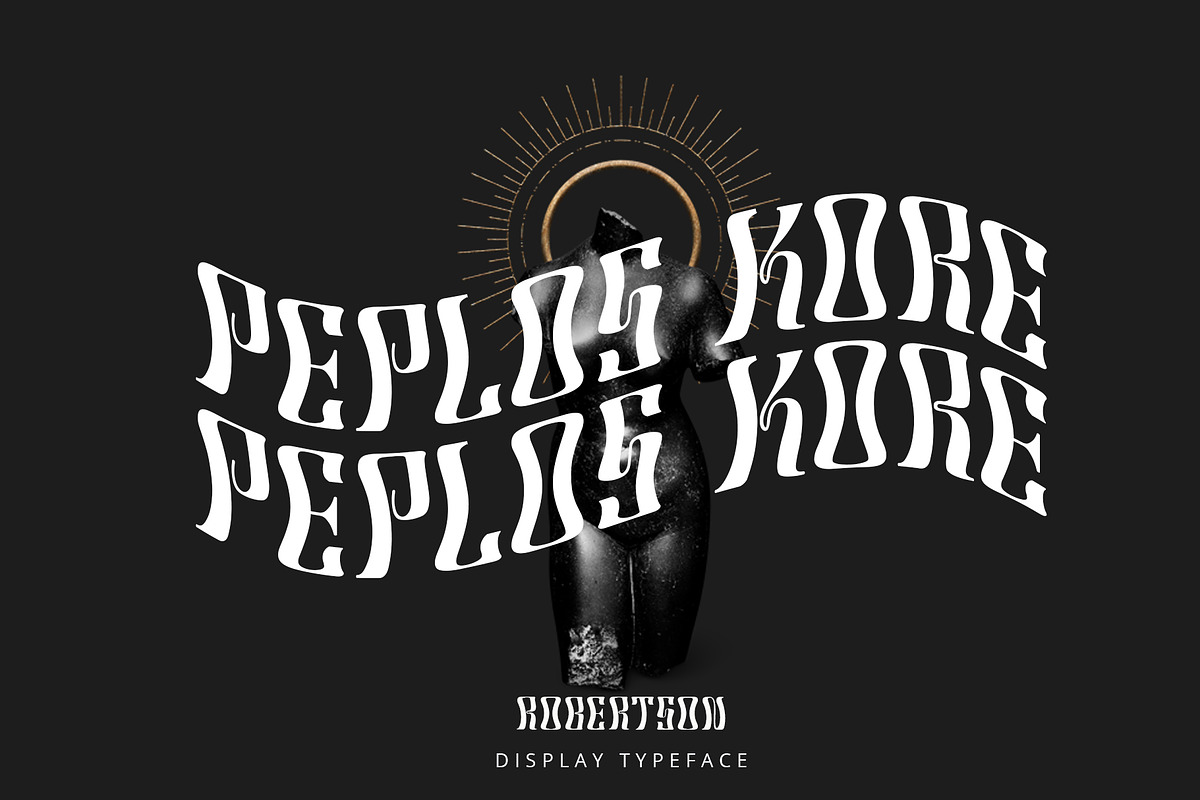 Robertson Display, a Sans Serif Font by Damelev (Photo 5 of 10)