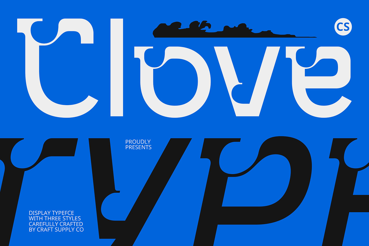 CS Clove – Display Font, a Sans Serif Font by Craft Supply Co. (Photo 1 of 8)