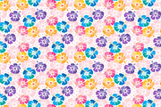 Hibiscus flower and patterns, an Illustration by natsa (Thumbnail 6 of 6)