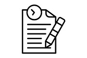 Bill Line Icon, an Icon by Pexelpy (Thumbnail 1 of 2)