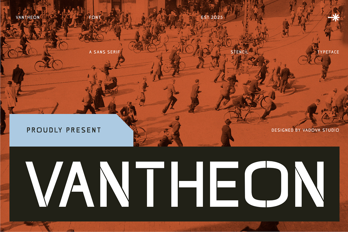 Vantheon Sans Serif Font, a Sans Serif Font by Vadovastd (Photo 1 of 7)