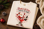 Sleighed All Day, Sipping All Night, a Seasonal Illustration by Craft Nest (Thumbnail 6 of 6)