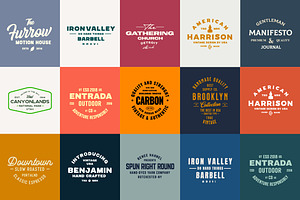 Vintage Badge Logo Collection