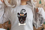 Witch Halloween Dog Breed Clipart, a Graphic by Mrs. Creative Creations (Thumbnail 5 of 6)