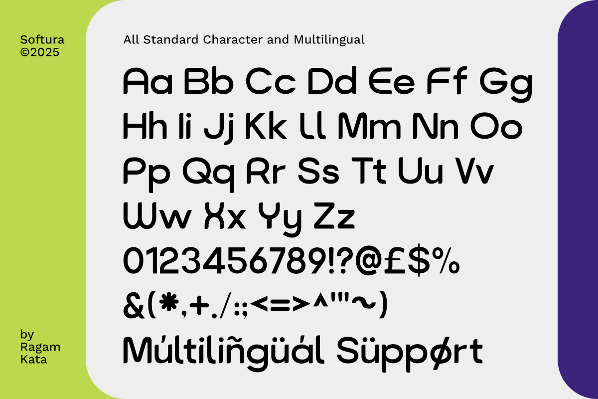 Softura - Modern Sans Font, a Sans Serif Font by RagamKata (Photo 10 of 10)