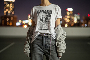 Tucked T-shirt Mockup, a Shirt Mockup by Designer Dude