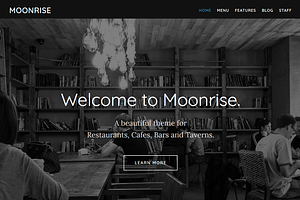 Moonrise Restaurant WordPress Theme