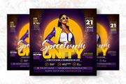 DJ Night PSD Party Flyer Design, a Flyer Template by Shajib Shikder (Thumbnail 2 of 2)