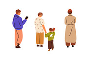 Rear view of people standing set, a Person Illustration by Good Studio (Thumbnail 5 of 7)