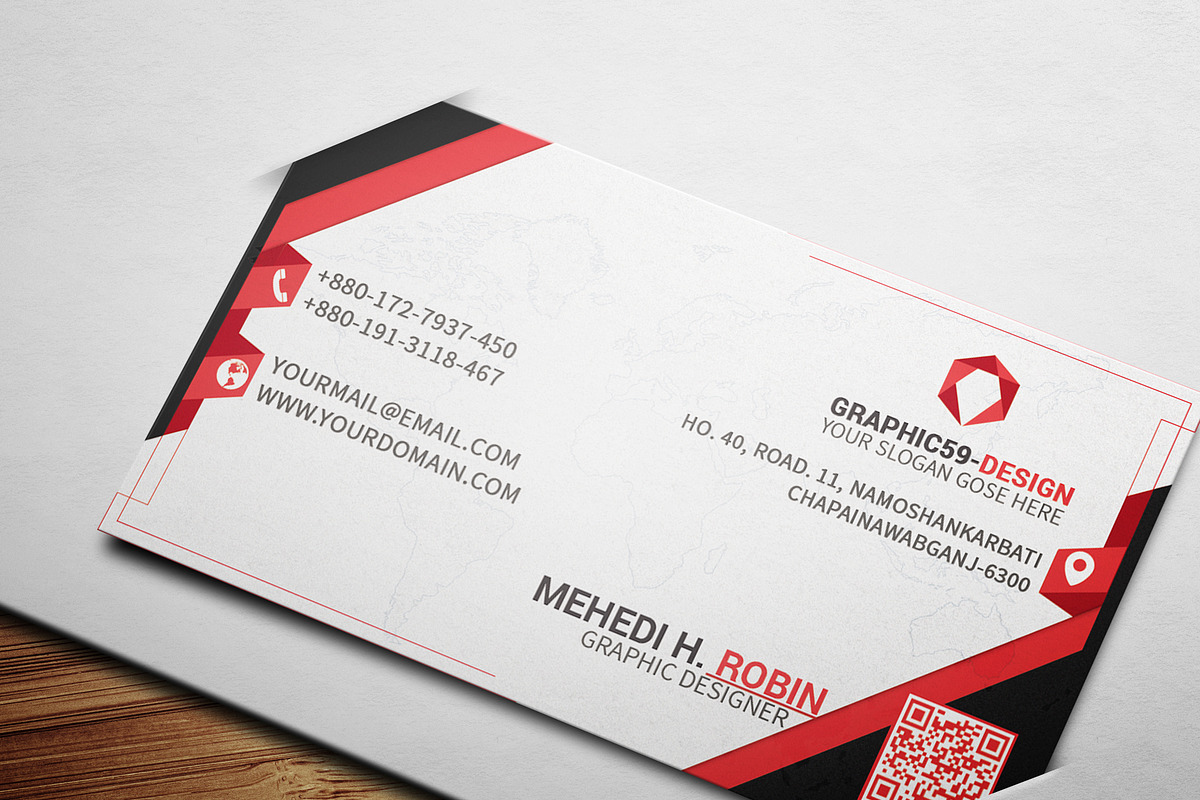 Creative Business Card Design vol-02, a Business Card Template by graphica59 (Photo 5 of 9)