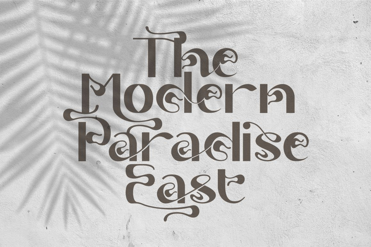 Midocean - Decorative Sans Font, a Sans Serif Font by PutraCetol Studio (Photo 7 of 11)