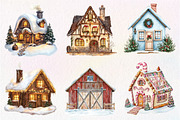 Christmas Winter Residence Clipart, an Illustration by Dream Creation (Thumbnail 3 of 6)