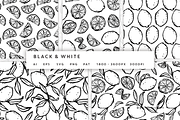 Brushed lemons vector pattern set, a Pattern Graphic by Palette Pursuit (Thumbnail 4 of 12)