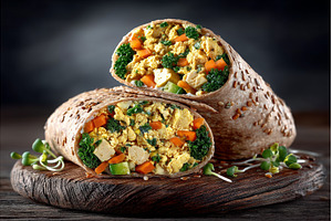 A closeup of homemade burrito wraps, a Food & Drink Photo by ZinetroN