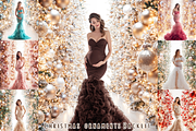 Christmas Ornaments Backlit Backdrop, a Background Photo by Winwin Design Art (Thumbnail 1 of 9)
