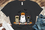 Funny Halloween Png Spooky Cat Png, an Illustration by designcity5 (Thumbnail 3 of 8)