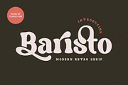 Baristo, a Serif Font by ToniStudio (Thumbnail 1 of 8)