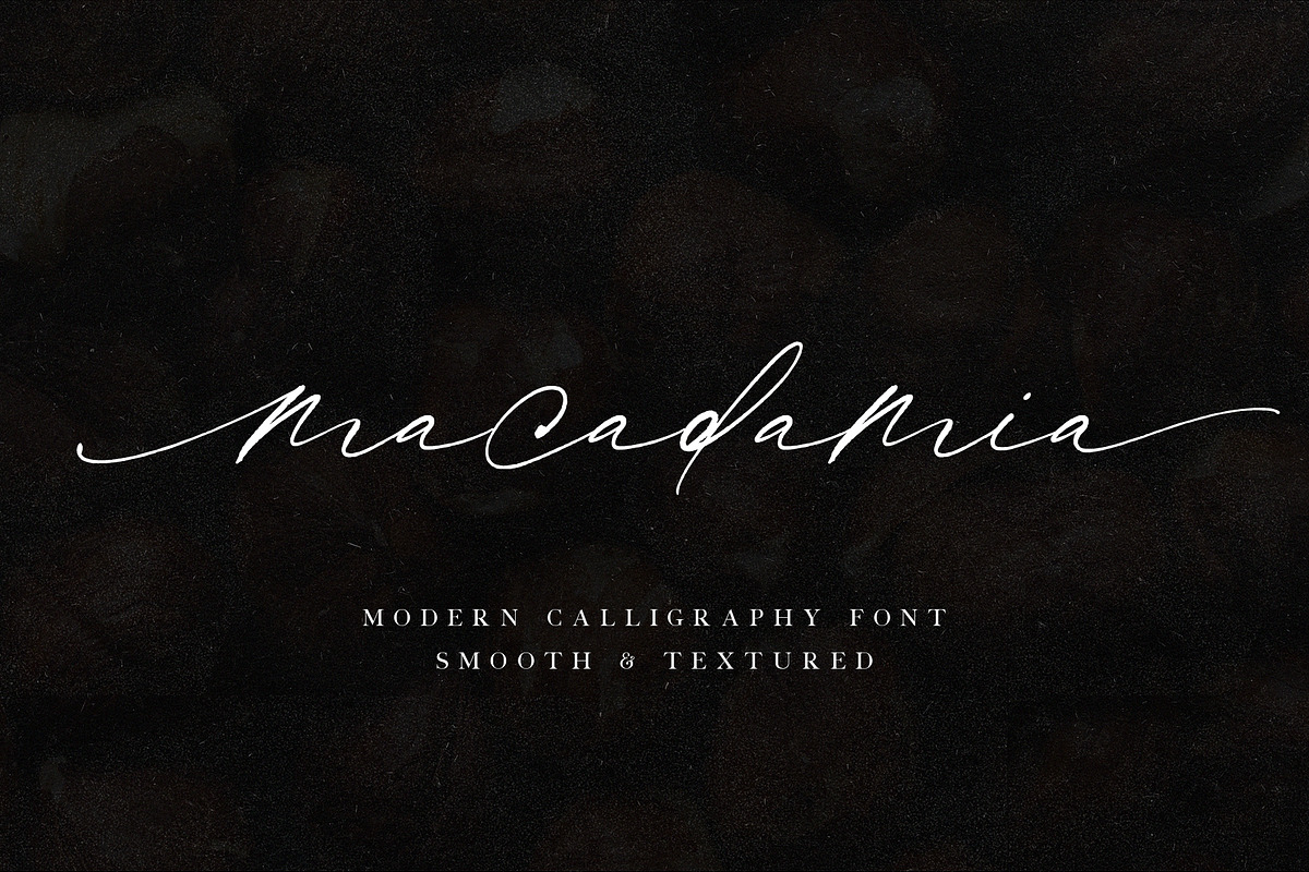 Macadamia | Handwritten Font, a Script Font by Calamar Studio (Photo 1 of 19)