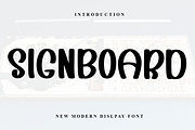 Signboard, a Serif Font by FreshTypeINK (Thumbnail 1 of 7)