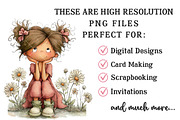 Whimsical Spring Fairy Clipart, an Illustration by OK Design (Thumbnail 3 of 6)