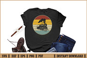 Train Vintage Distressed Retro SVG, a Work Illustration by Handy Arts Studio (Thumbnail 2 of 3)