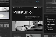Pinlstudio - Modern Portfolio UI Kit, an UI Kit Template by Lumina_ui_ux202 (Thumbnail 2 of 4)