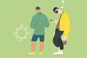 Waiting in line (vector), a Healthcare Illustration by Grivina's shop (Thumbnail 14 of 19)