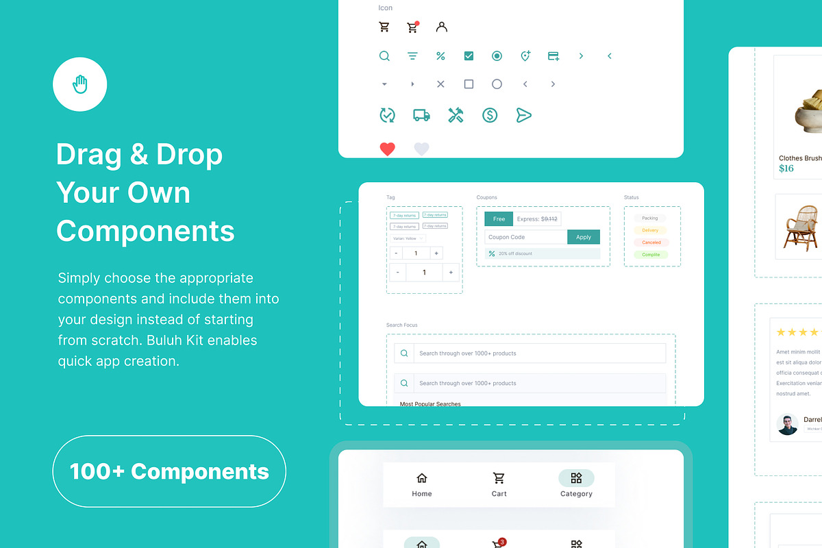 Buluh - Furniture Shop App UI Kit, a Templates & Theme by hiddemaru (Photo 4 of 8)