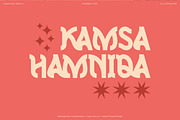 Mannish All Caps Retro Display Font, a Slab Serif Font by Wortfice (Thumbnail 11 of 11)